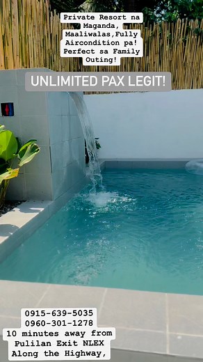9k 9k 9k All In Package! UNLIMITED PAX! Pabook kana Now na! 😁😁😁 Prinsesa 1 Private Resort And Event Place #unlipaxprivateresort #summerouting2025 #affordableprivateresort #privateresortinbulacan #HolyWeek2025 #Reunion2025 #Holidays #birthdaycelebration #TeamBuilding2025 #barkadafriendlyresort #petfriendlyresort #BulacanStaycation | Prinsesa 1 Private Resort And Event Place