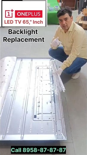 65 inch LED TV Backlight Replacement,#backlightrepair