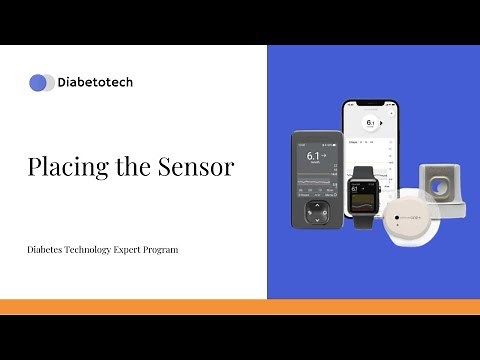 Diabetotech | Dexcom ONE Plus: Placing the Sensor | Diabetes Technology Expert Program