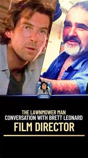 Directing Pierce Brosnan in 'The Lawnmower Man'