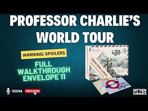 Day/Envelope 11 - Hidden Games - Professor Charlie's World Tour