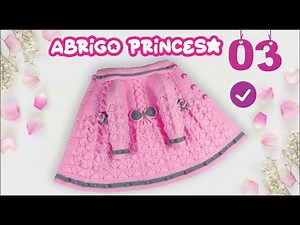 ABRIGO PRINCESA muy fácil de tejer | Paso a Paso #3 ✅