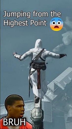 🗡️ Jumping from the Highest Point in Assassin’s Creed | Leap of Faith!