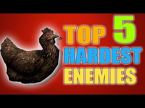 TOP 5 HARDEST ENEMIES IN SKYRIM