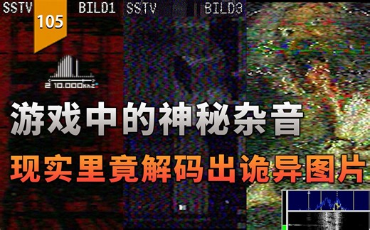 游戏中的神秘杂音，在现实软件中解码出诡异图片！（信号）〖游戏不止〗