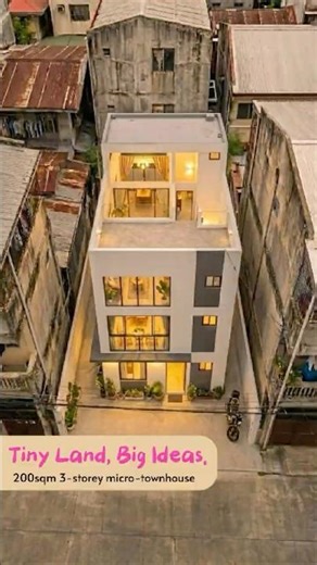 200sqm 3-Storey Micro-Townhouse: High-Density Luxury