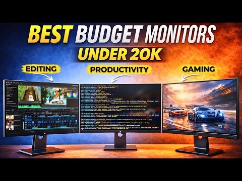 Best Gaming Monitor Under 20000 in 2026 🔥 Budget Beast for Gamers