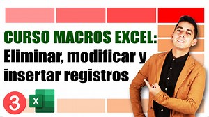Eliminar, modificar e insertar registros con Macros