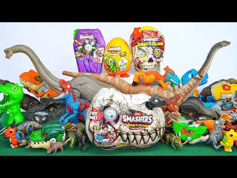 Jurassic World Unboxing Review| TRex Indoraptor Brachiosaurus Allosaurus Triceratops Dino Eggs |ASMR