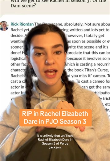 Rachel Elizabeth Dare's Fate in Percy Jackson Season 3