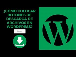 COLOCAR BOTONES DE DESCARGA EN WORDPRESS