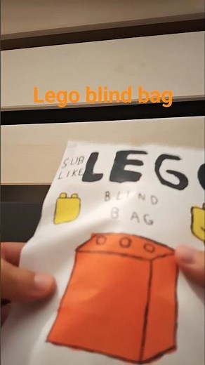 lego blind bag(from tutorial)#asmr#blundbag #blindbag #papersquishy #paercraft #diy #unboxing