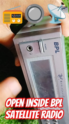 open inside BPL Satellite radio 📻🔘📡 #azarchannel #bpl #radio