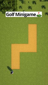 Minecraft Golf Minigame⛳️ #minecraft #minecraftbuilds #minecrafttutorial | Blockical Blockical