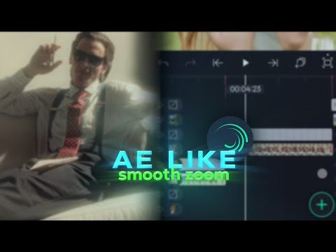 AE Like Smooth Zoom In Alight Motion | Smooth Zoom In & Out Tutorial 