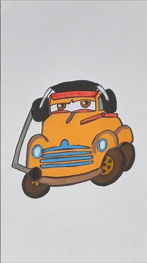 How to draw Lightning McQueen Car step by step drawing #shorts #drawing #mcqueen #car