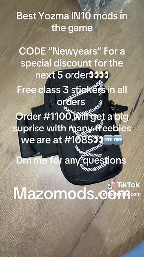 Best Yozma in10 mods in the games at mazomods.com dm me about any questions. CODE “Newyears” for a special surprise👀👀. Dm me for any questions #mod #yozma #yozmain10mods #yozmain10 #mazomods