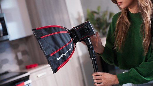 36K views · 169 reactions | Light up your world with the RC 60B COB LED Video Light! This wireless gem comes packed with built-in battery goodness, making it ready to go whenever and wherever. Weighing only 650g, it's lighter than the RED KOMODO and the perfect handheld lighting rig. Get your hands on the ultimate lighting companion today! Learn more https://bit.ly/RC60BCOBLEDVideoLight | SmallRig | Facebook