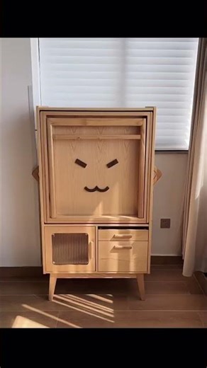 Space Saving Sideboard Table With Folding Chairs
