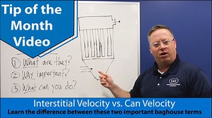 How Can Velocity and Interstitial Velocity Differ in a Baghouse Filter