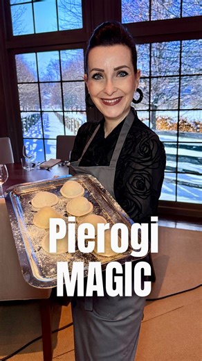 ALEXANDRA GORSCHE on Instagram: "Apron on. Hands in dough. 👩‍🍳👨‍🍳This wasn’t just a cooking class, it was a full-on food experience. 😀 From learning the secrets behind Martha Stewart’s legendary pierogies: measured flour, perfect elasticity, patience pays off to shaping, filling and finishing them. 👩‍🍳Served in sage brown butter - every step was hands-on, personal and deliciously nerdy. 🍝Together with Chef de Cuisine Samantha Lovato