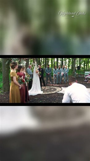 Forest Ceremony at Highland Oaks | Kiersten & Elijah