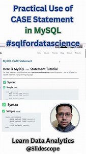 Practical Use of CASE Statement in MySQL