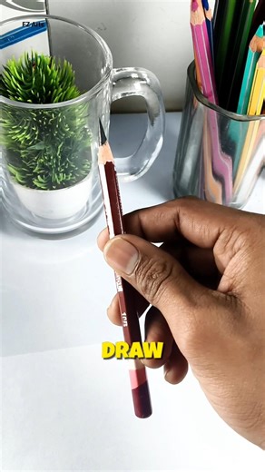 Realistic Nose Drawing using graphite pencil 👃 / #fzarts #shorts #arts