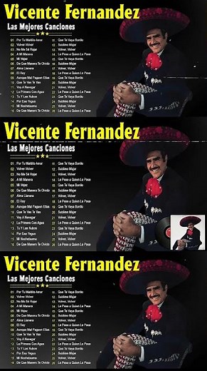 Las Mejores canciones de Vicente Fernandez 💥Grandes Exitos Vicente Fernandez Full Album Comleto 2024