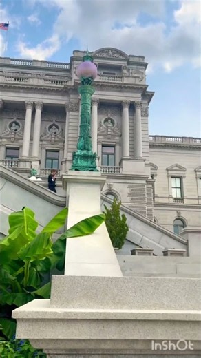 Library of Congress, the largest library in the world, DC #america #dc #congress #travel #shorts