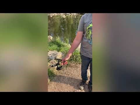 Fishing at Aspen Mirror Lake, Duck Creek, Utah