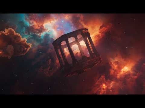 Floating Alien Ruins in Space 🌌 2 Hour 4K Space Screensaver for Sleep