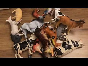 Farm animal toys #cow #farm #animals #toys