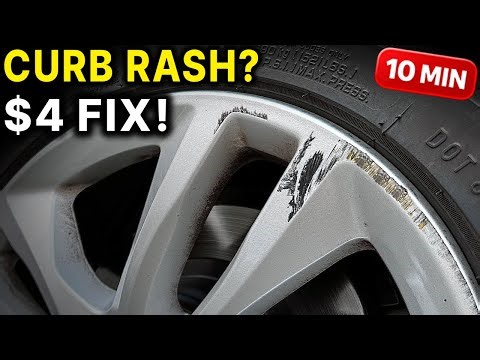 Quick $4 DIY Rim Curb Rash Repair – Easy Wheel Fix