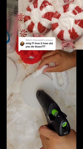 DIY Peppermint Candy Craft for Christmas Decorations