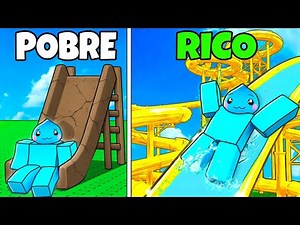 Gastando $895,482,692 para Construir el MAYOR TOBOGAN ACUATICO en Roblox...