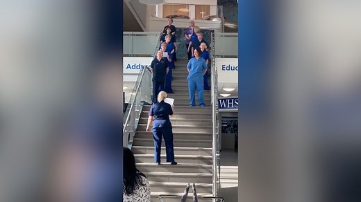 Coronavirus: Morriston hospital A&E nurses song of hope