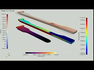 openInjMoldSim - injection molding simulation - dogbone test