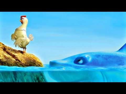 Ce REQUIN FÉROCE est monté à la SURFACE pour la PREMIÈRE FOIS pour CAPTURER une POULE