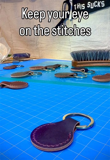 Hammering Leather for Perfect Stitching Technique