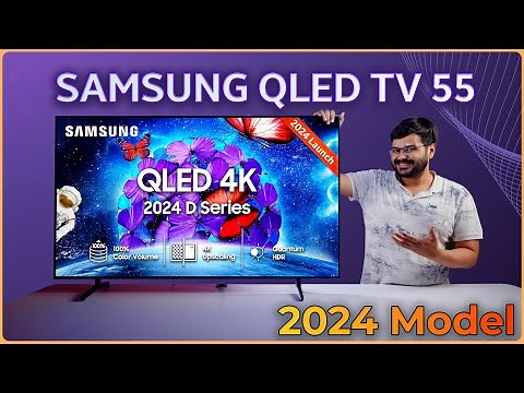 Samsung 55" QE1D QLED Smart TV 📺 : Unboxing, Setup & Billion Color Review [2024 Model]