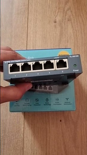 How to set up a TP-Link 5 port gigabit desktop switch #tplink #tplinkrouter #dualports #extender