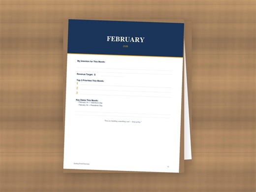 2026 At-home Business Planner – Small Business Plan, Revenue Tracker - Etsy