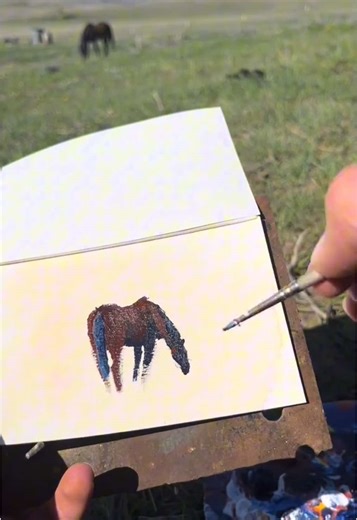 How to Paint a Horse Using Three Colors