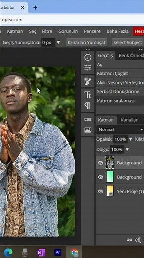 Photopea Ücretsiz Çevrimiçi Fotoğraf Düzenleme Aracı | Arka Plan Değiştirme | Photoshop