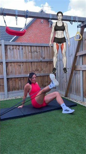 LOWER BODY BAND BURN 🔥 | Long Loop Resistance Band Workout for Legs & Glutes
