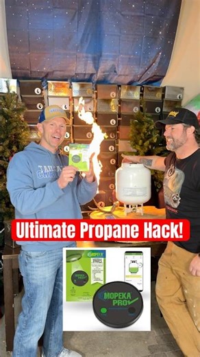 Propane Tank Monitoring Made Easy #lifehack #camping #hack