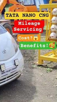 Tata Nano CNG Mileage Servicing 1 #bhauchakhel #nano #tatananocng #automobile #cng #trending #tata