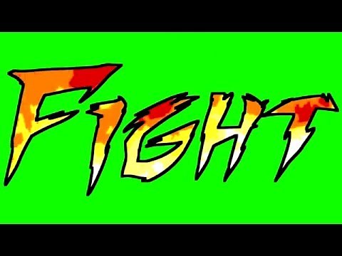 ⟬ChromaKey⟭Countdown Fight (3,2,1,Fight) - Green Screen