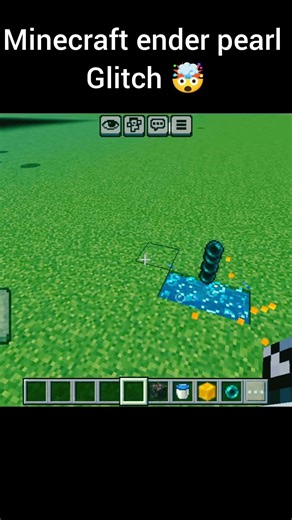 🔥 Minecraft Ender Pearl Glitch 😱 #minecraft #shorts #gaming